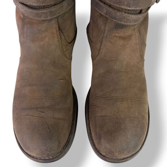 Merrell Captiva Riding Boots Waterproof Brown Leather Tall Side Zip Womens 8.5 - Picture 8 of 12